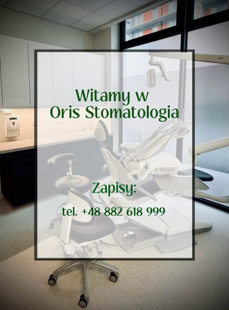 Zdjęcie gabinetu stomatologicznego, witamy w oris stomatologia, zapisy tel: +48 882 618 999